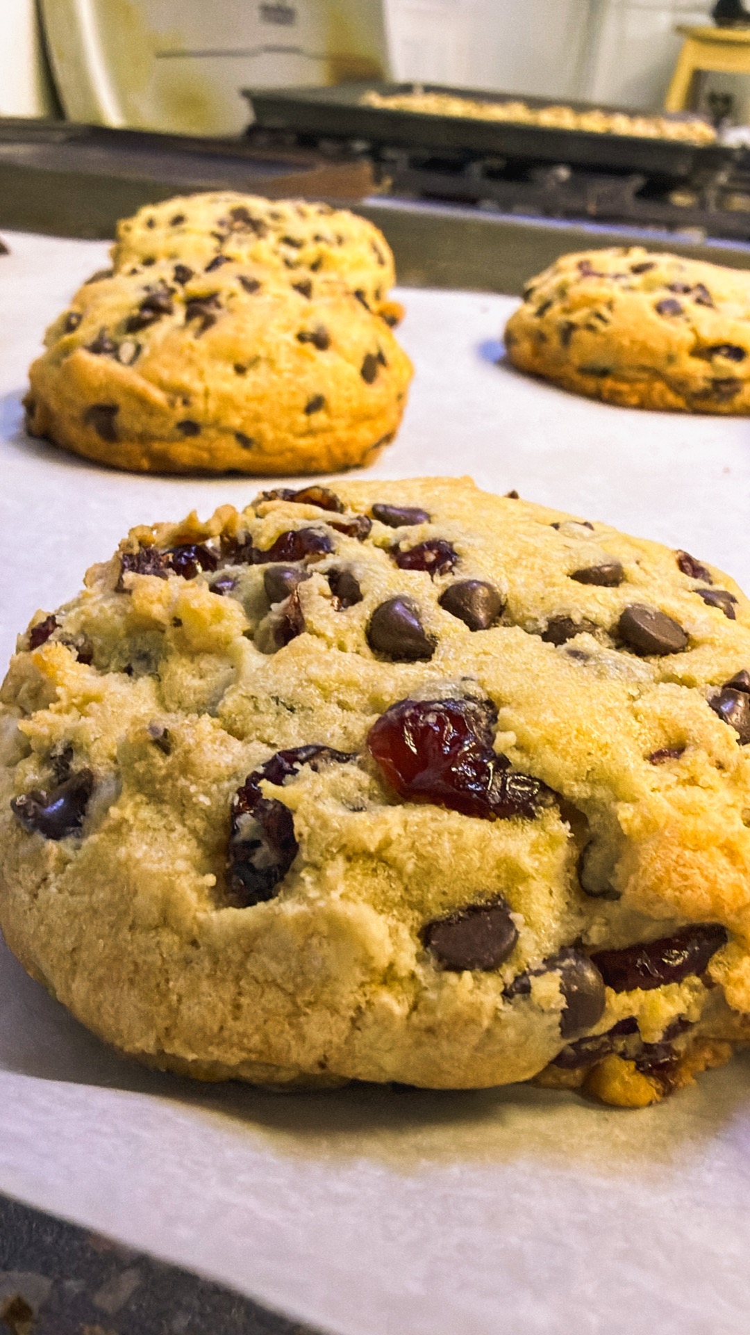 Galletas con chispas de chocolate